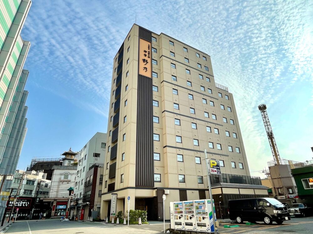 御宿野乃浅草 裏から全体像