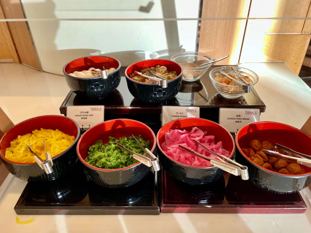 ヒルトン成田 朝食ブッフェ ご飯のお供