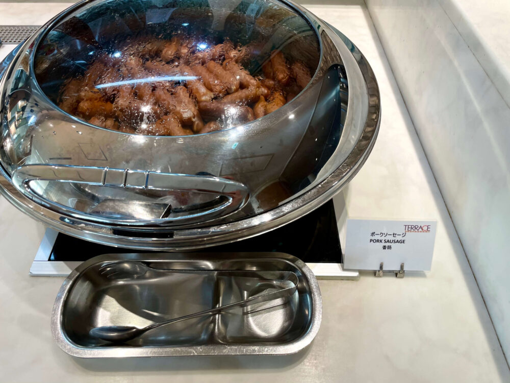 ヒルトン成田 朝食ブッフェ ソーセージ