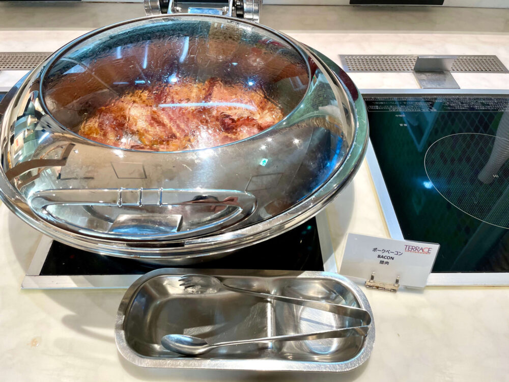 ヒルトン成田 朝食ブッフェ ベーコン
