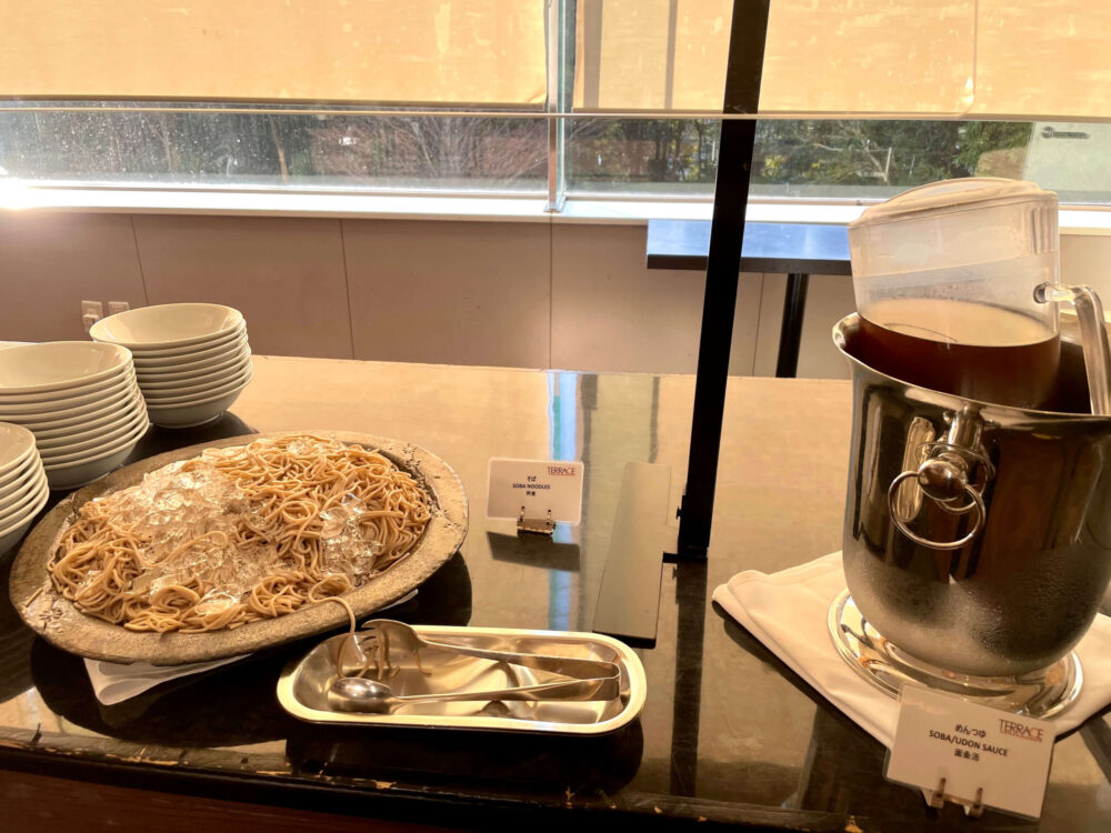 ヒルトン成田 朝食ブッフェ おそば