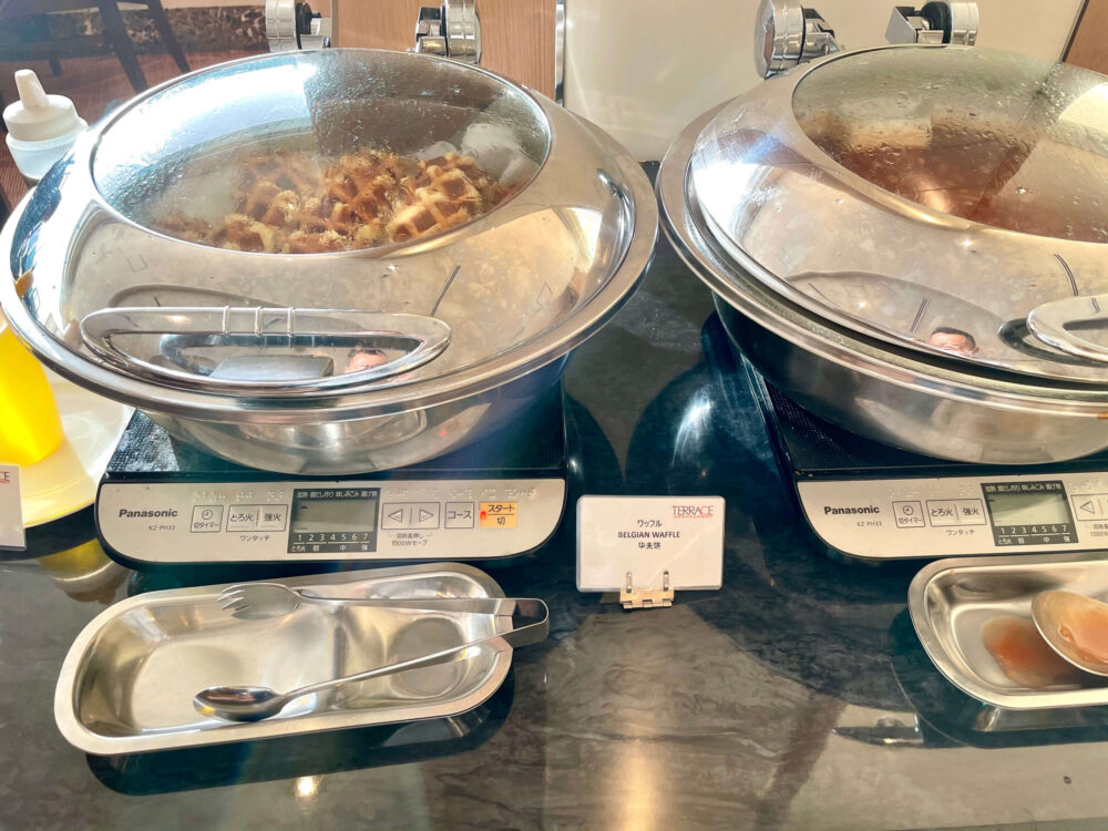 ヒルトン成田 朝食ブッフェ ワッフル