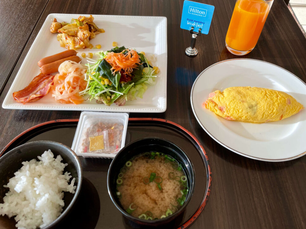 ヒルトン成田 朝食ブッフェで食べたのもの1