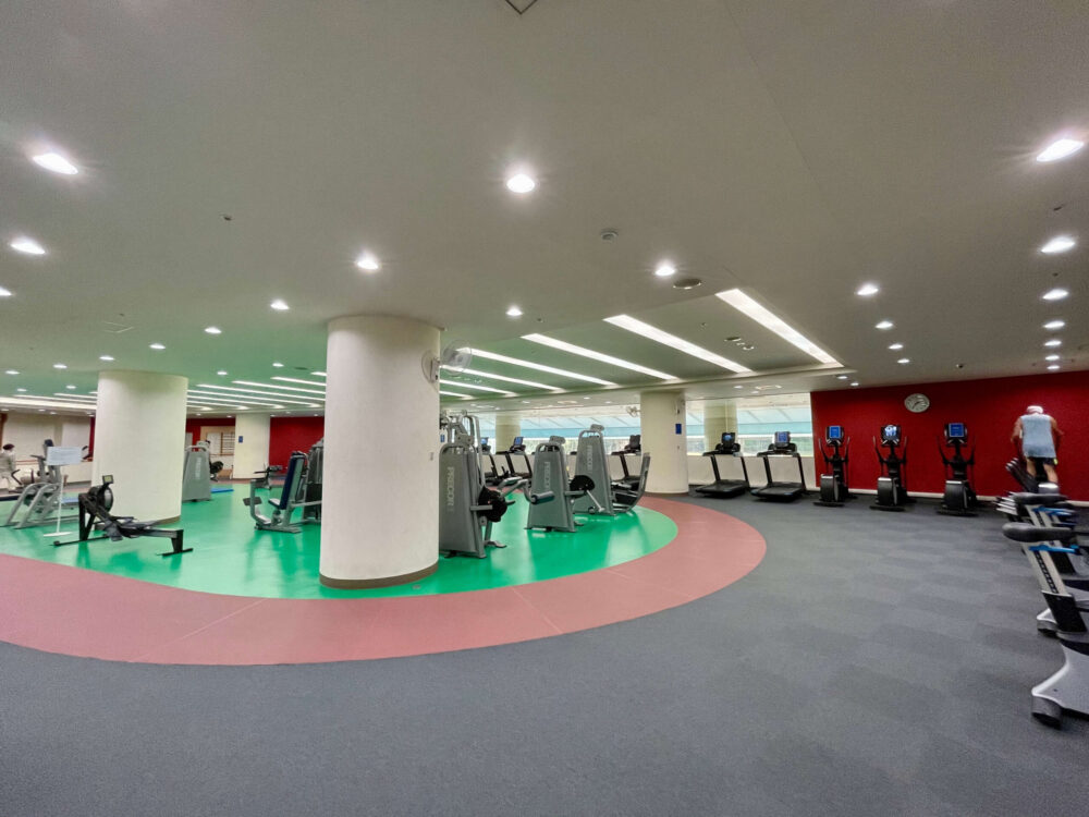 ヒルトン成田 ジムの様子