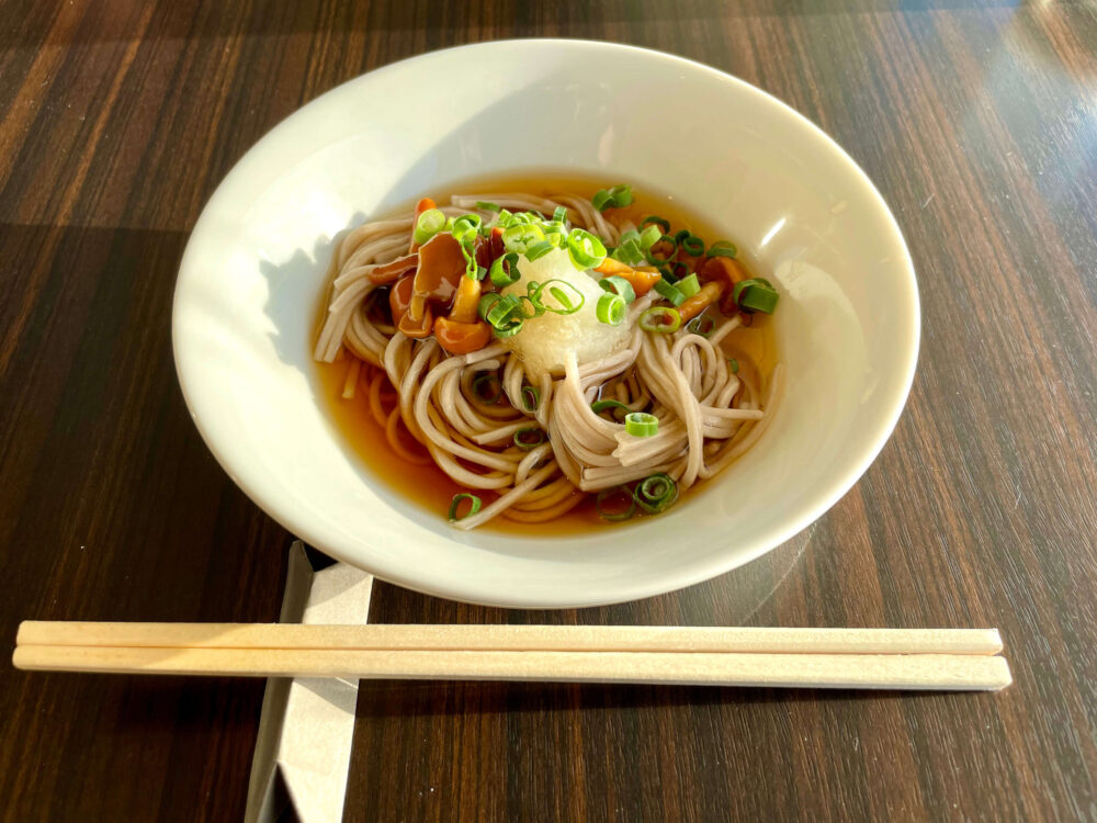 ヒルトン成田 朝食ブッフェで食べたそば