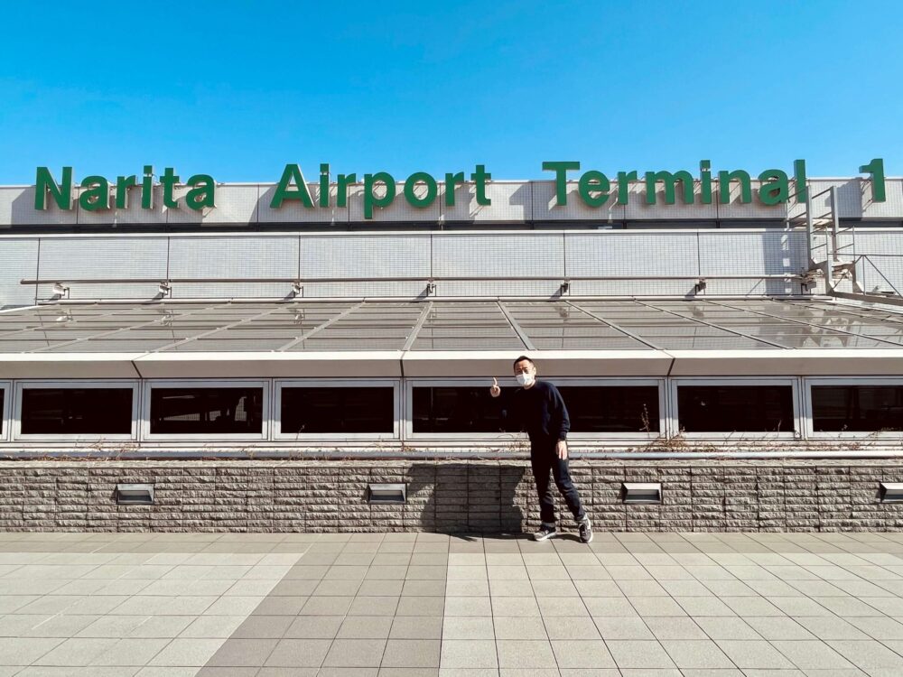 成田空港 展望デッキにて