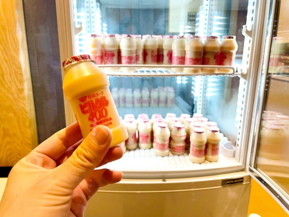 御宿 野乃 浅草 湯上りサービス 乳酸菌飲料