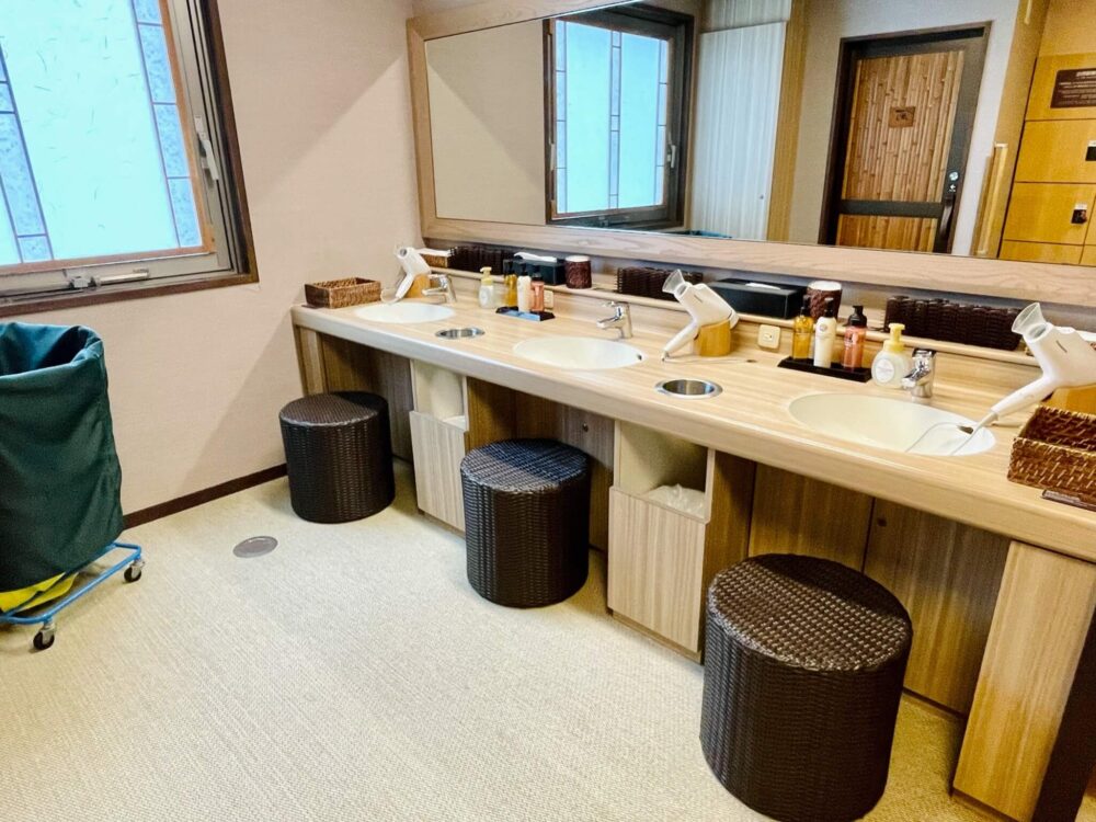 ドーミーインPREMIUM博多 脱衣場内の様子