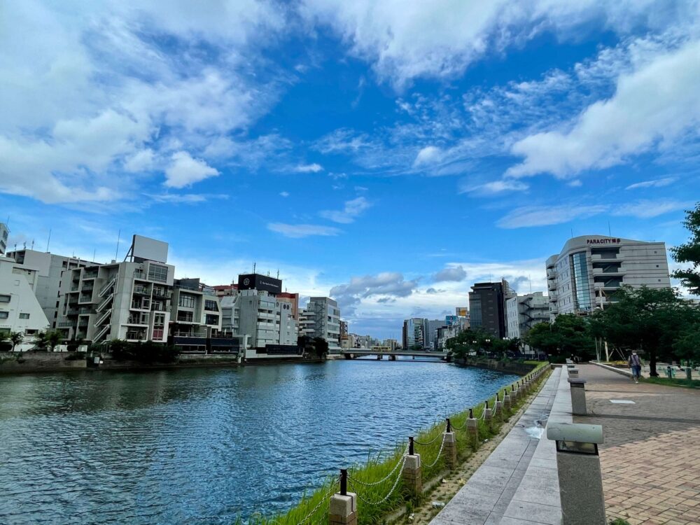 旅ラン 中洲を一望