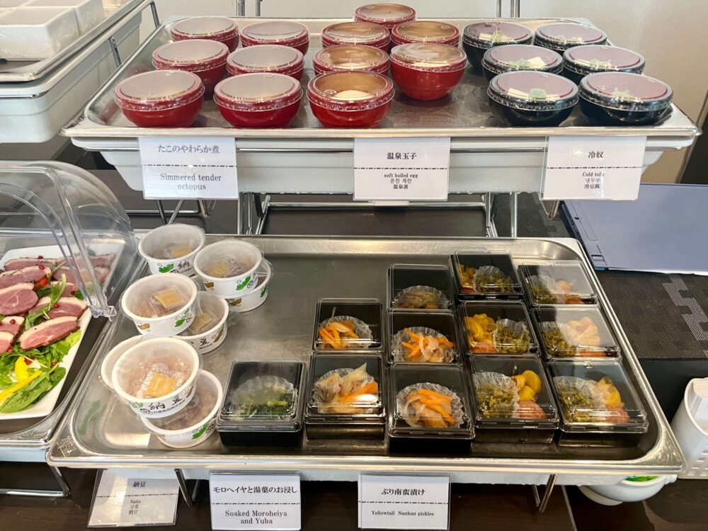 ドーミーインpremium博多 朝食「味めぐり小鉢横丁」