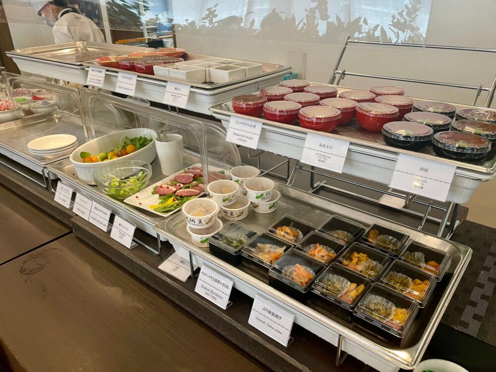 ドーミーインpremium博多 朝食「味めぐり小鉢横丁」