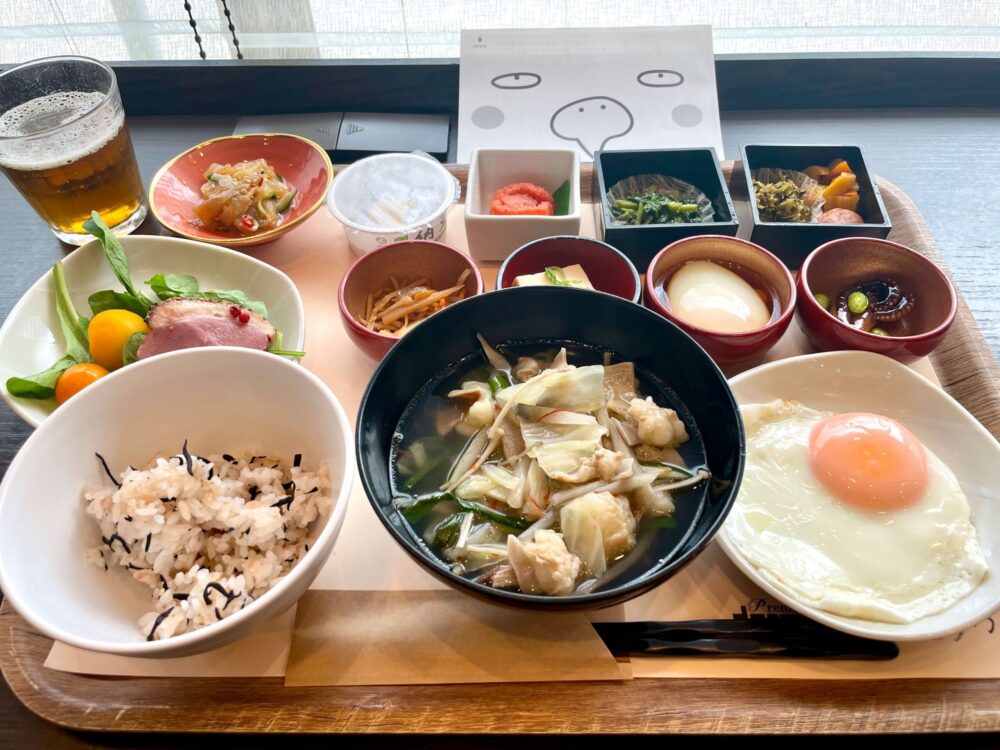ドーミーインpremium博多 朝食で食べたもの
