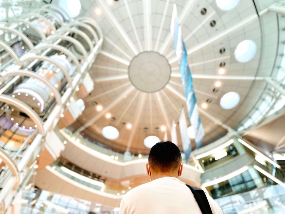 約1年ぶりのフライト 羽田空港にて