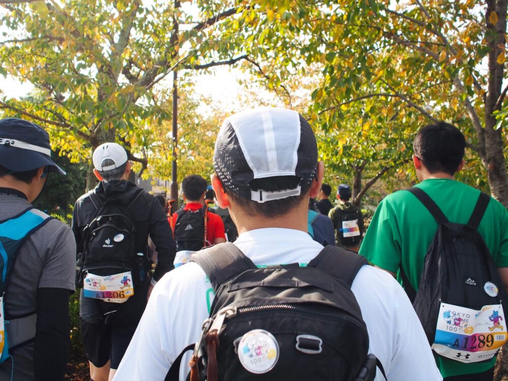 「東京エクストリームウォーク100」2019年11月大会の様子