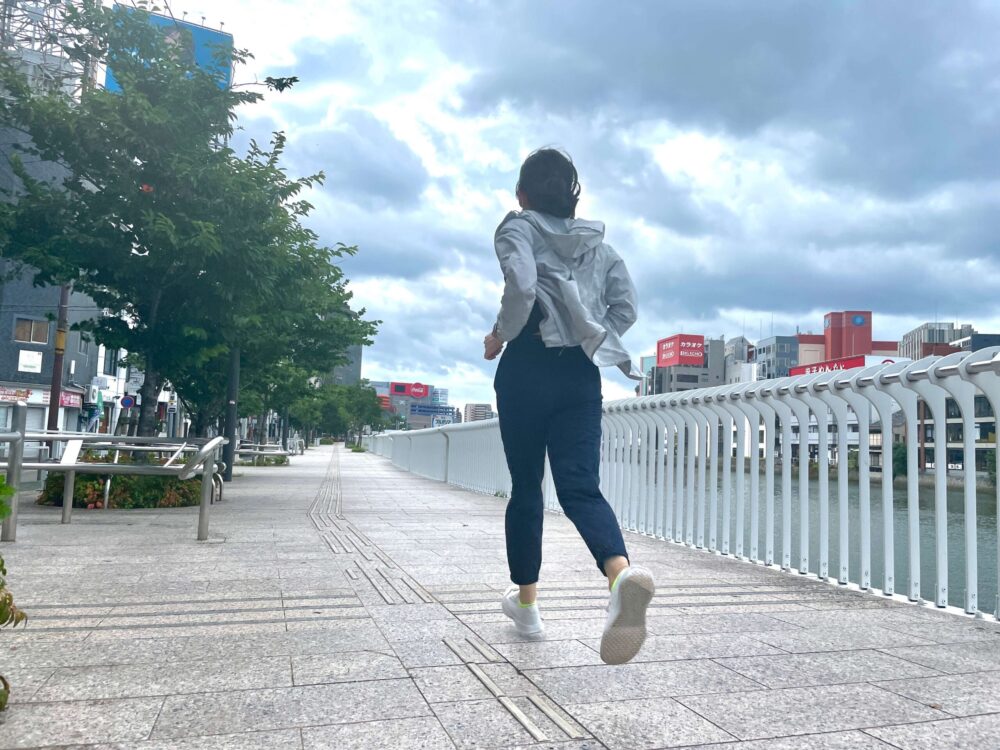 旅ラン 福岡 中洲周遊「那珂川通り」を通過