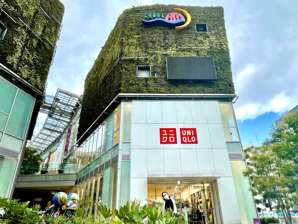 旅ラン 福岡 中洲周遊「キャナルシティー博多」を通過