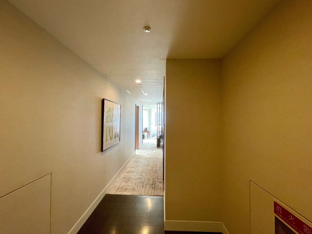 ヒルトン福岡シーホーク パノラミックスイート 玄関