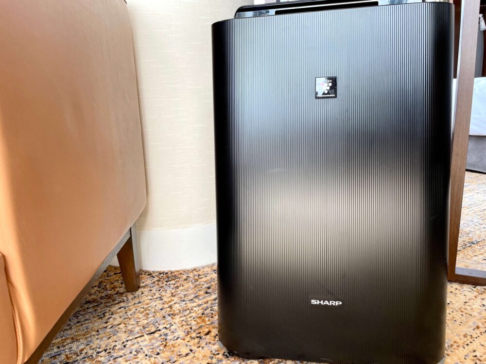 ヒルトン福岡シーホーク パノラミックスイート 空気清浄機