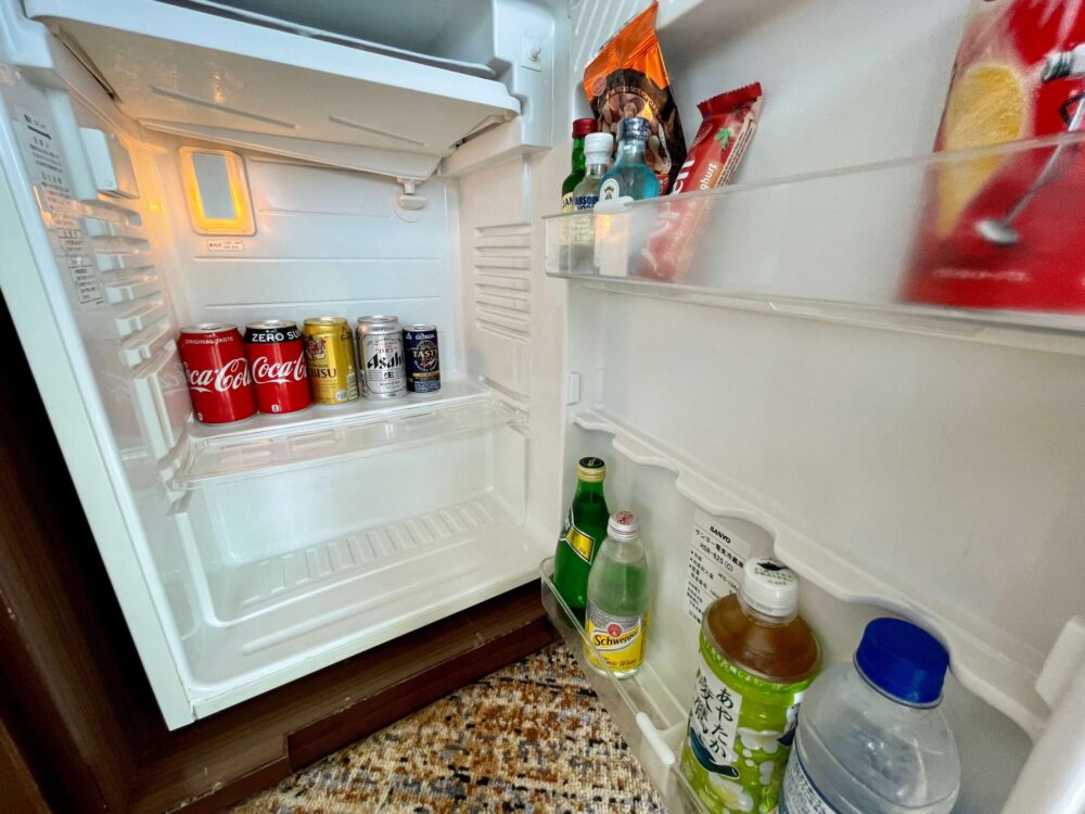 ヒルトン福岡シーホーク パノラミックスイート ミニバー