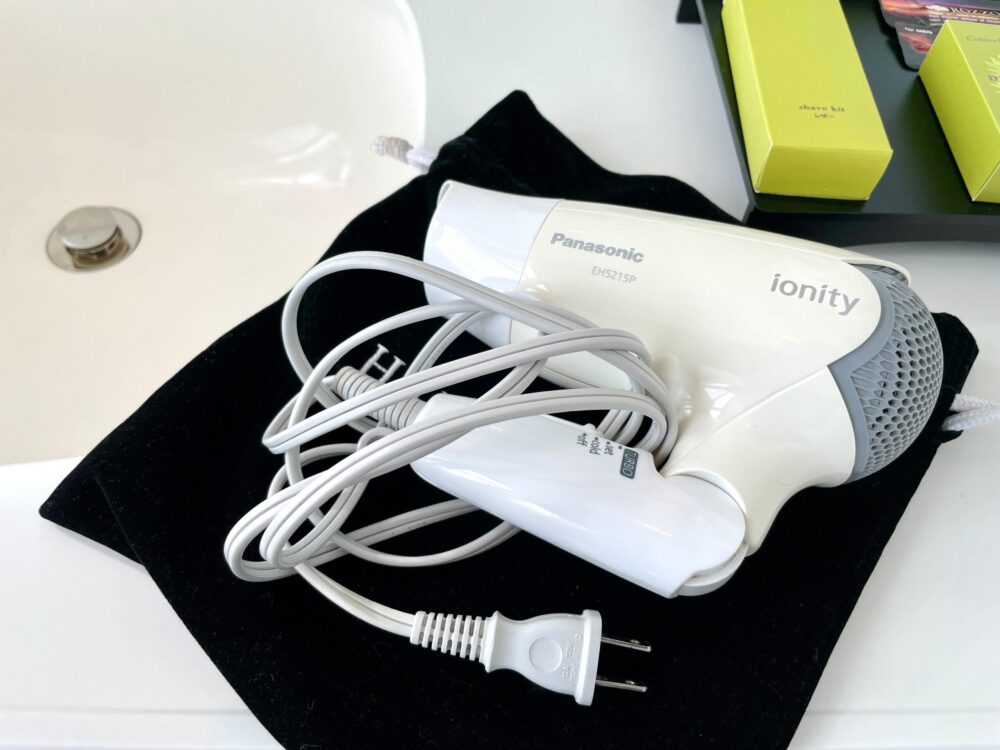 ヒルトン福岡シーホーク パノラミックスイート ドライヤー