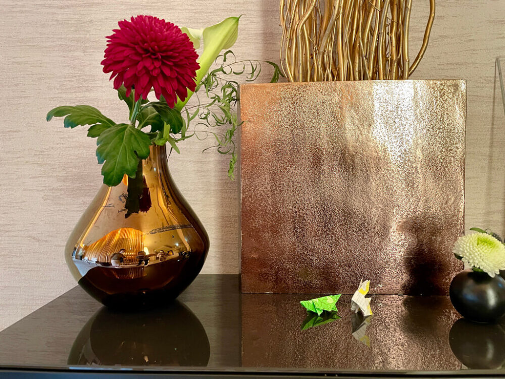 インターコンチネンタル東京ベイ 和ラウンジ 折りうさぎとかめ