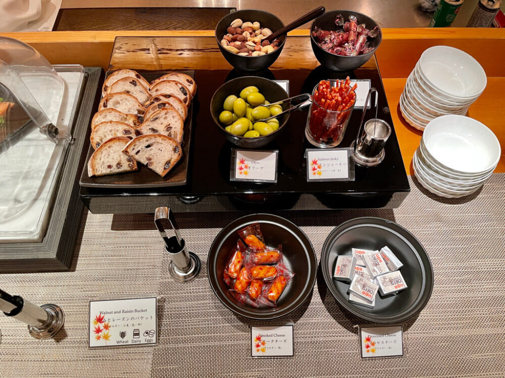 インターコンチネンタル東京ベイ 和ラウンジ カクテルタイムの軽食