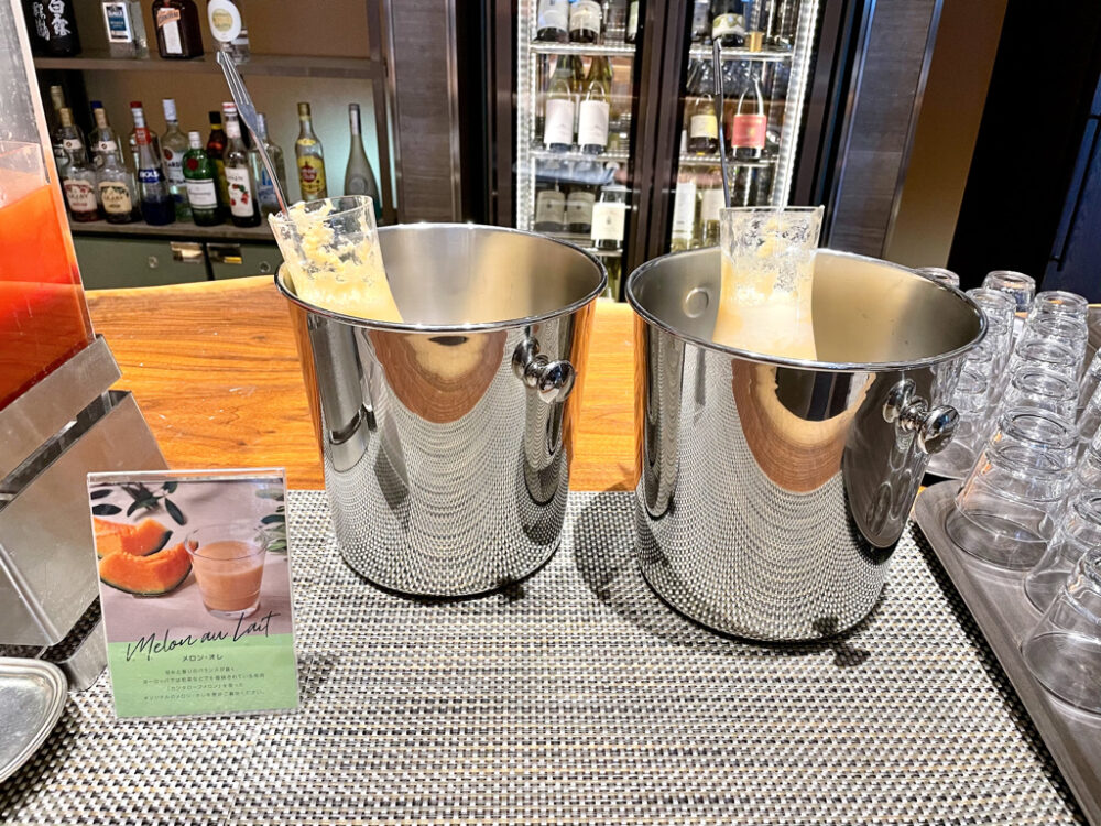 ヒルトンお台場 朝食 メロンオレ