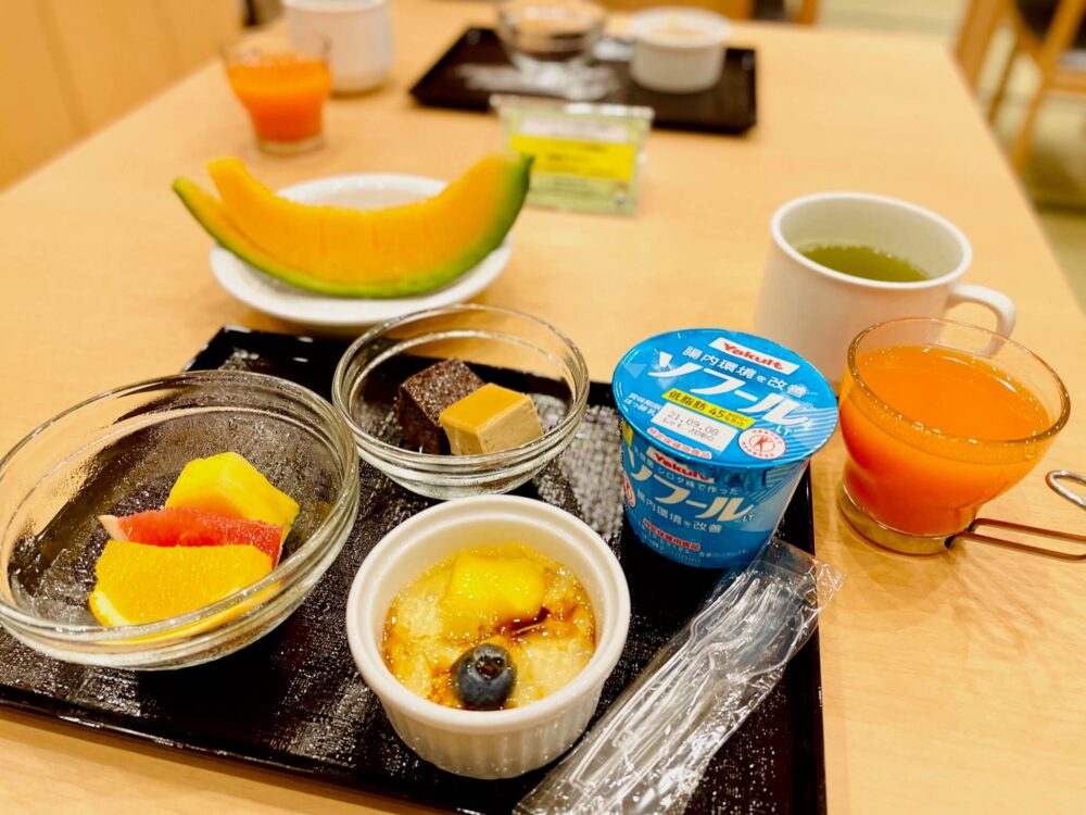 「御宿 野乃 浅草」妻の朝食 8月 デザート