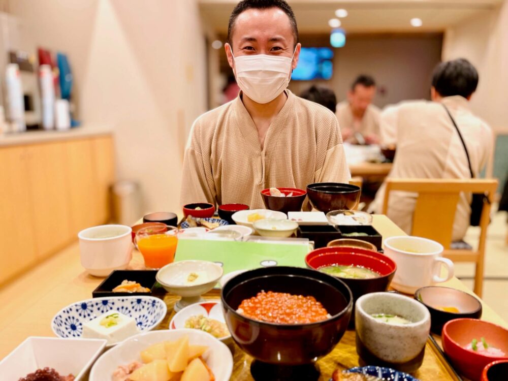 「御宿 野乃 浅草」朝食バイキング いただきまーす