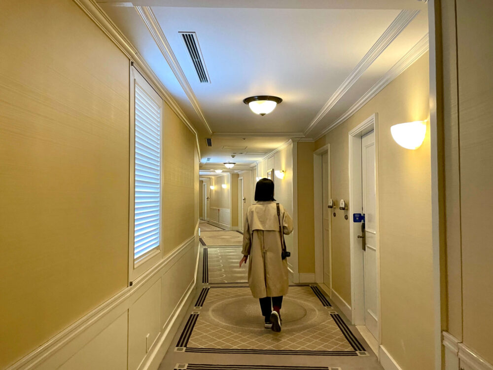 ヒルトンお台場 客室への廊下