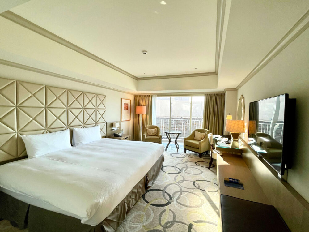 ヒルトンお台場 デラックスルーム 全体の様子