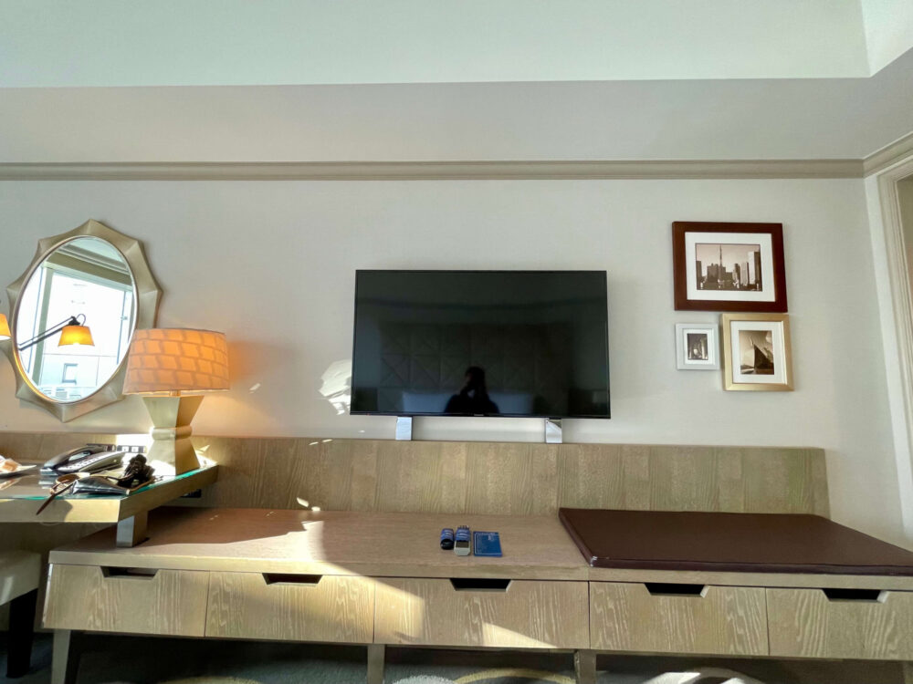 ヒルトンお台場 デラックスルーム テレビ