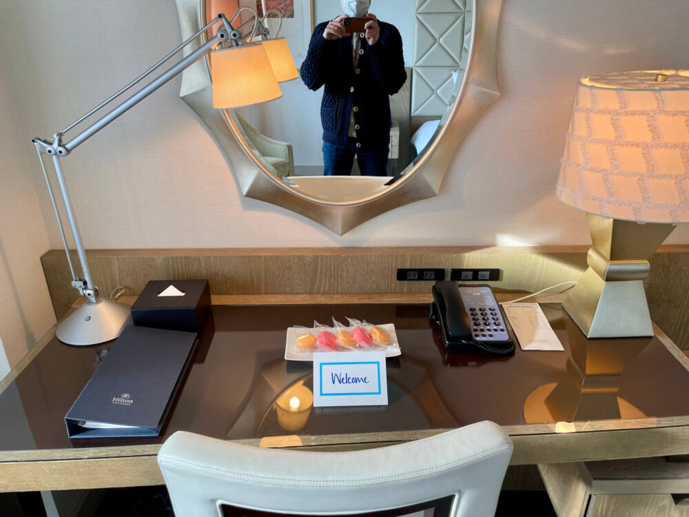 ヒルトンお台場 デラックスルーム デスク