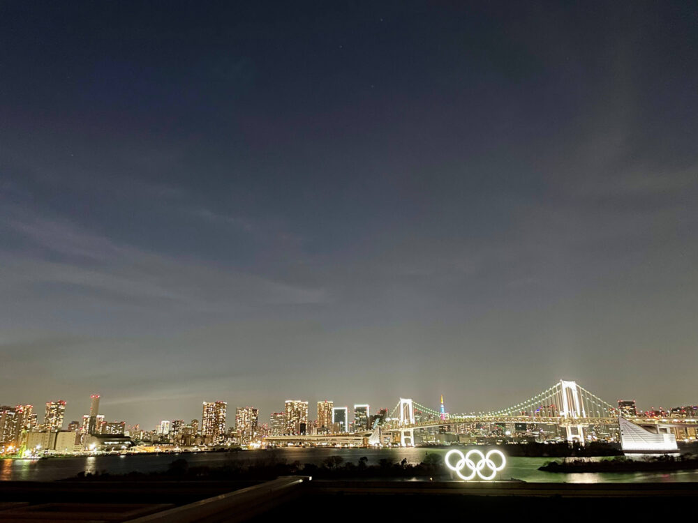 ヒルトンお台場 デラックスルーム 夜景