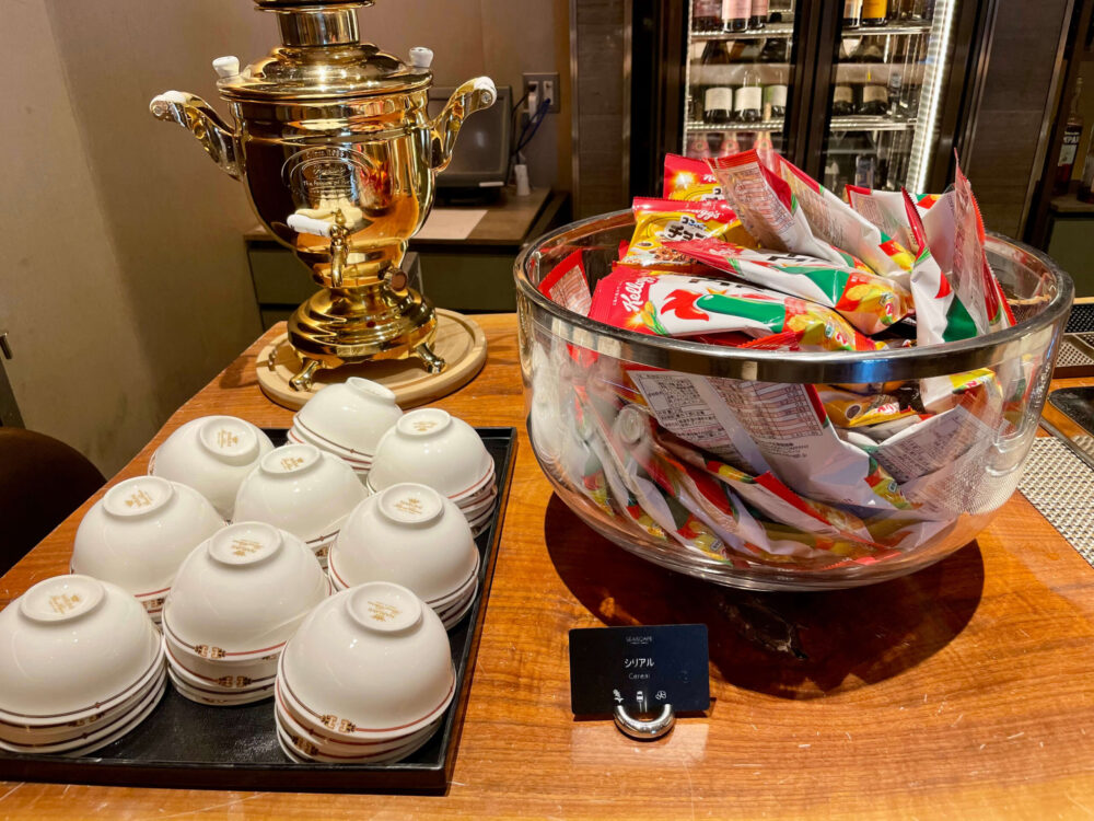 ヒルトンお台場 朝食 シリアル