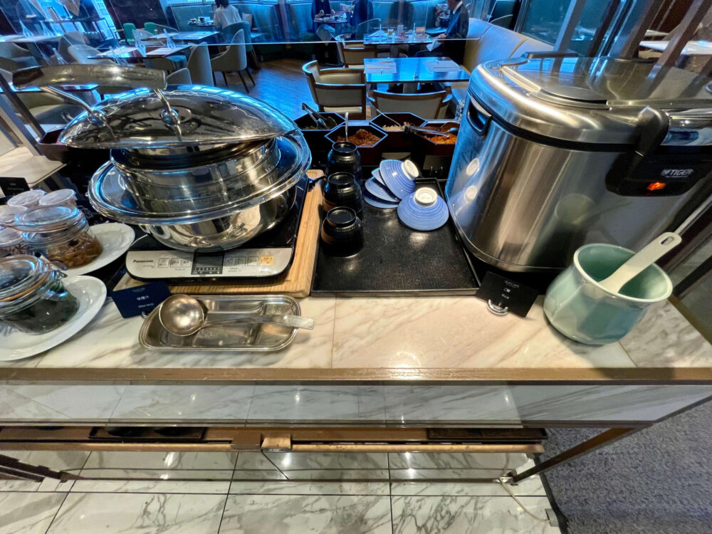 ヒルトンお台場 朝食 ご飯とお味噌汁