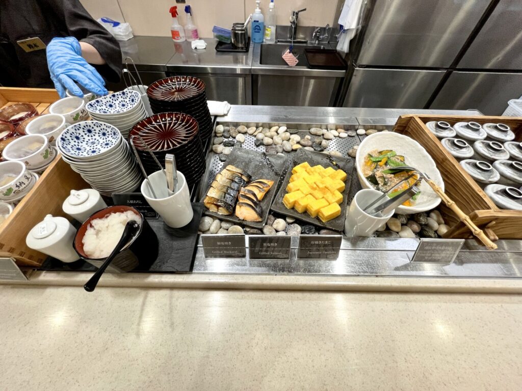 野乃浅草 朝食 焼き魚 卵焼き