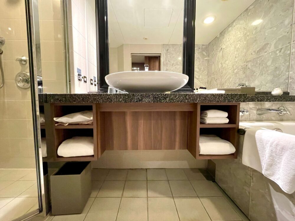 インターコンチネンタル東京ベイ エグゼクティブルーム 洗面台下