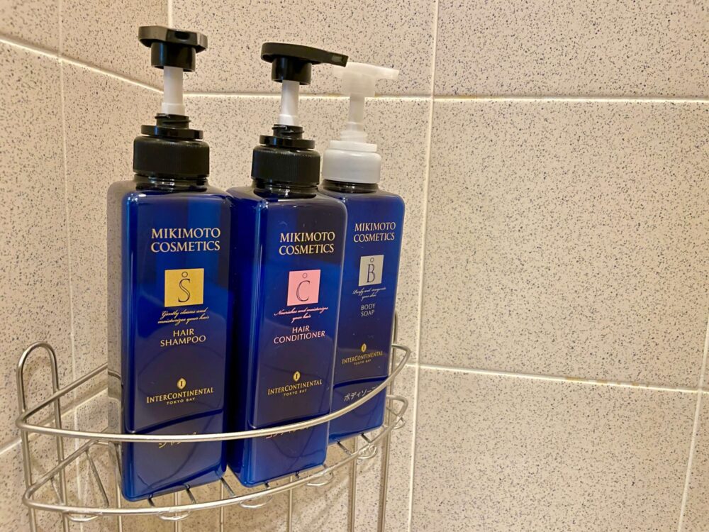 インターコンチネンタル東京ベイ エグゼクティブルーム MIKIMOTOのバスアメニティ