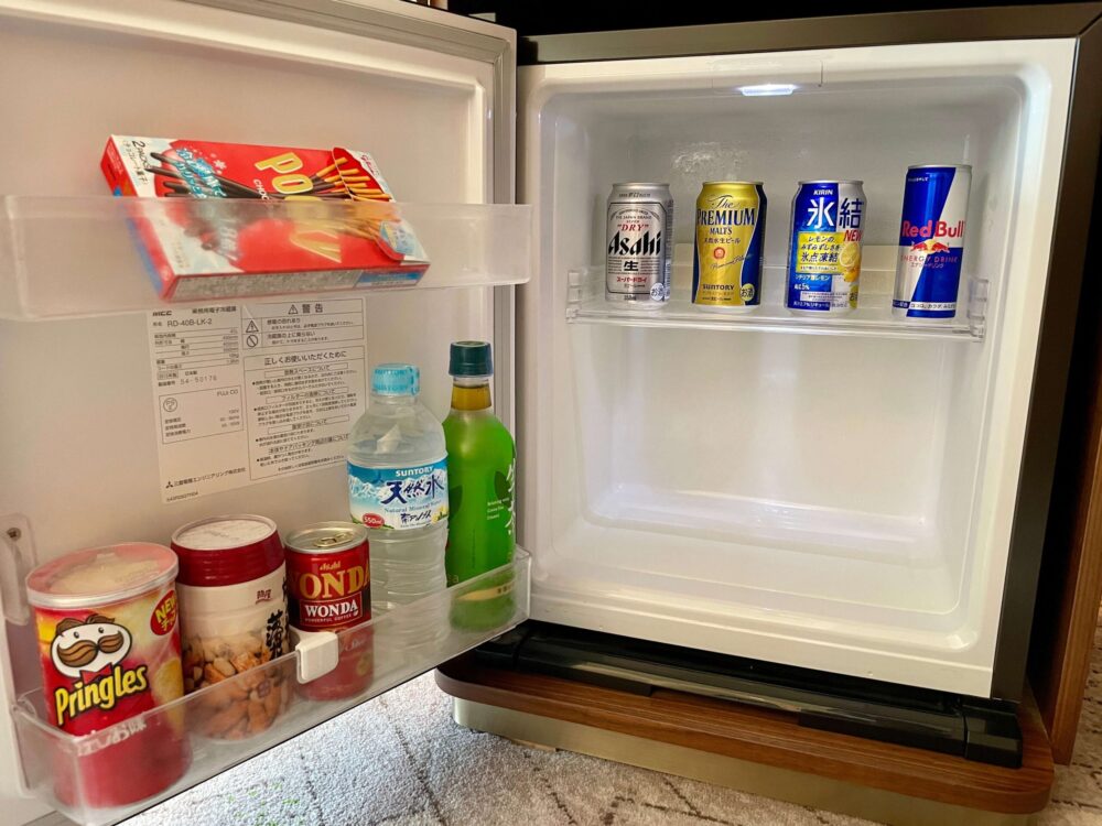 インターコンチネンタル東京ベイ エグゼクティブルーム ミニバー