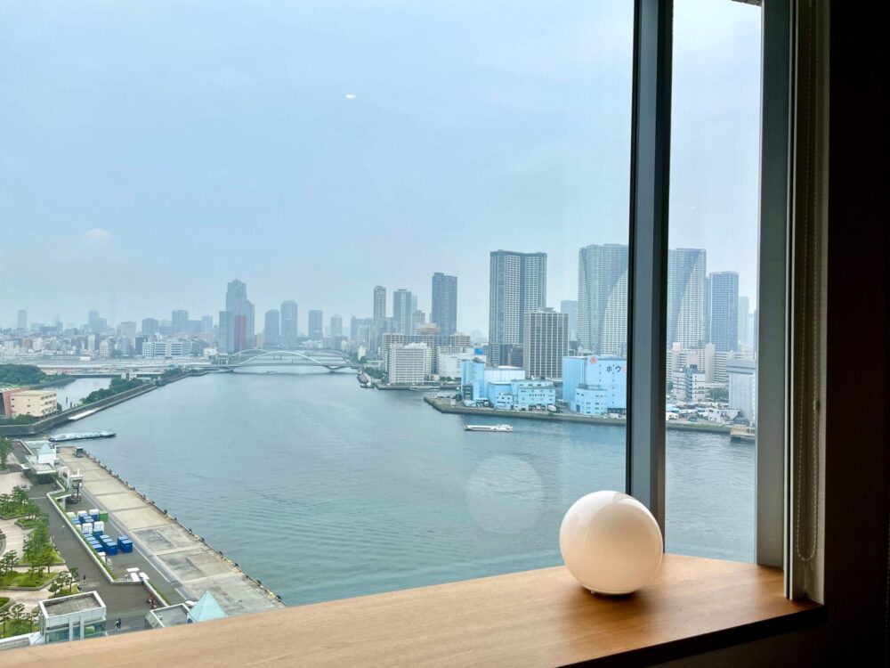 インターコンチネンタル東京ベイ エグゼクティブルーム 隅田川の眺望
