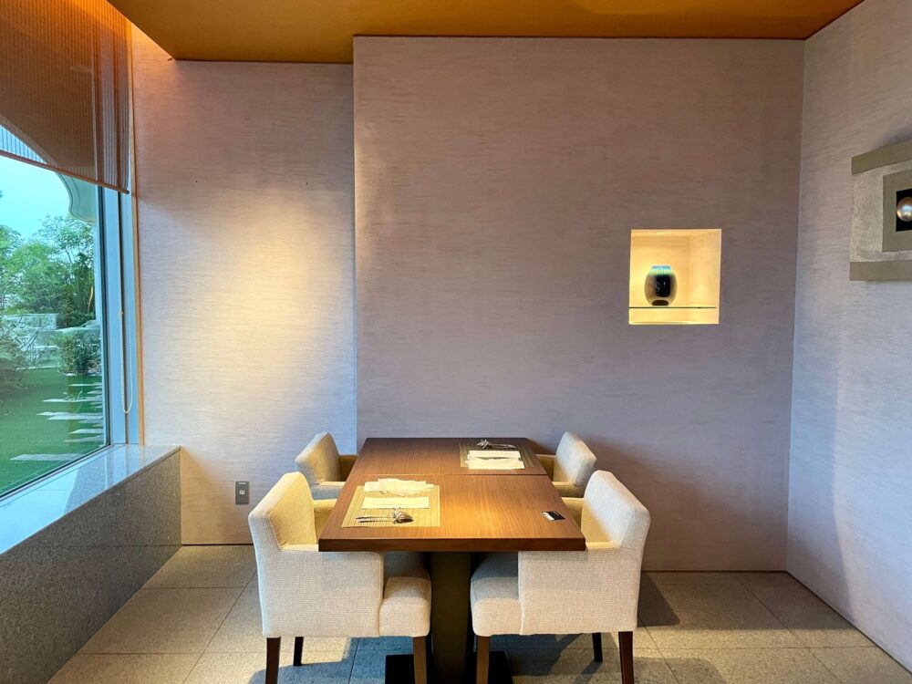 インターコンチネンタル東京ベイ 和ラウンジ 落ち着いた大人の雰囲気