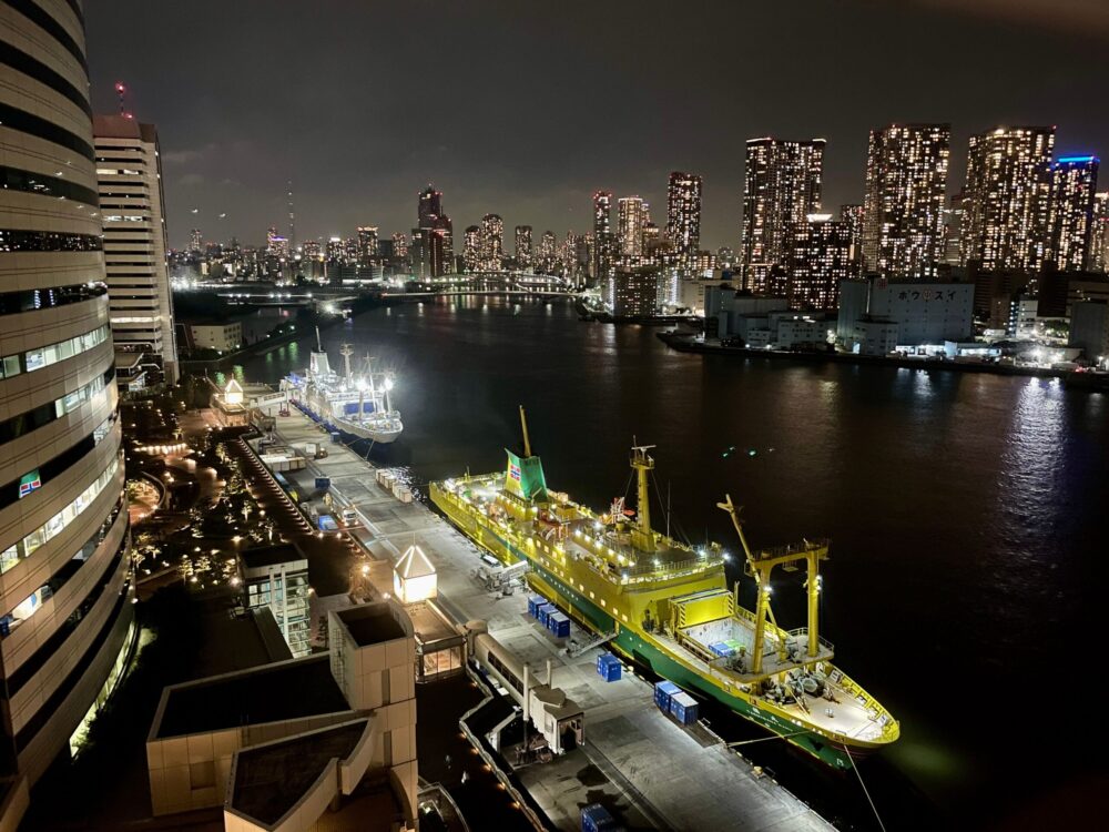 インターコンチネンタル東京ベイ 隅田川ビューの夜景