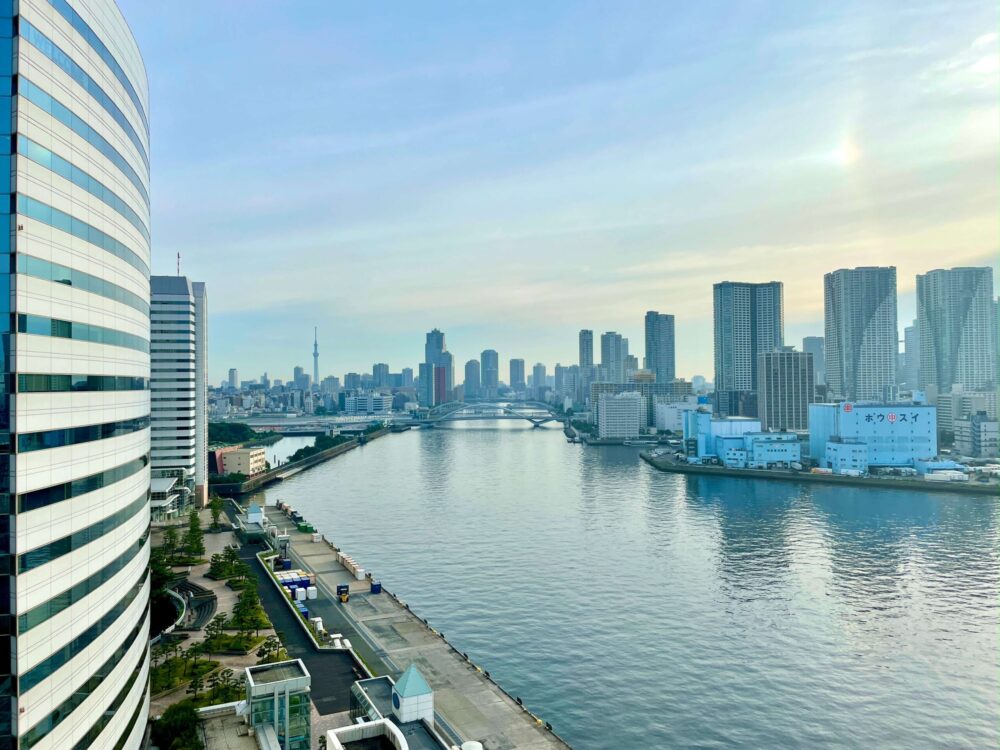 インターコンチネンタル東京ベイ 隅田川ビューの眺望