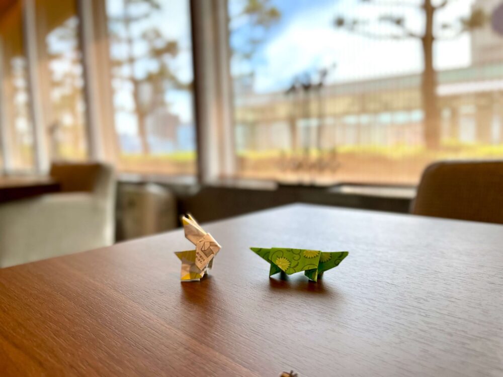 インターコンチネンタル東京ベイ 和ラウンジ 折り紙アート