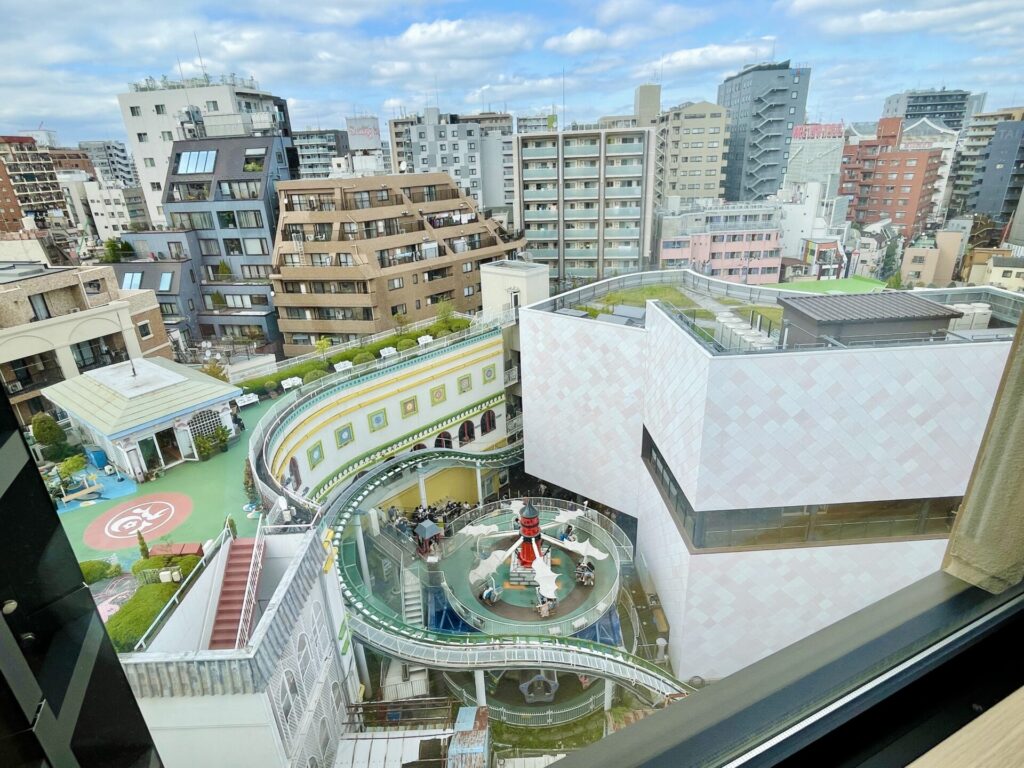 「御宿 野乃 浅草」ダブルルーム(コーナールーム) 客室からの眺望