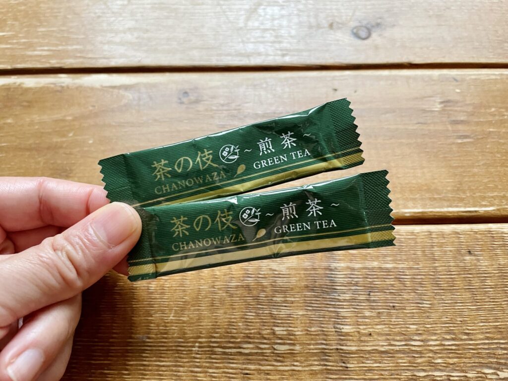 「御宿 野乃 浅草」セルフでピックアップするアメニティのお茶