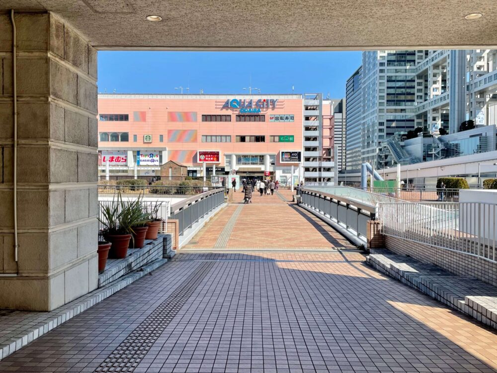 「ヒルトン東京お台場」旅ラン アクアシティーお台場