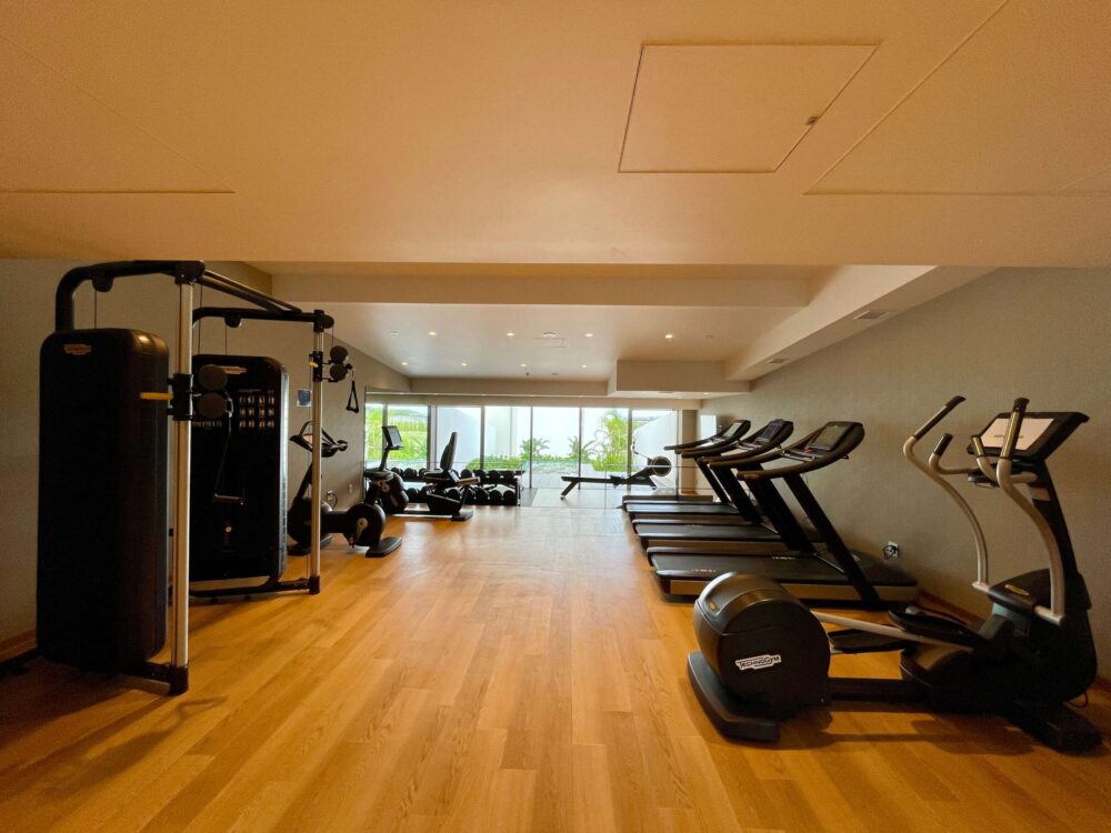 ヒルトン瀬底 フィットネスセンター内の様子