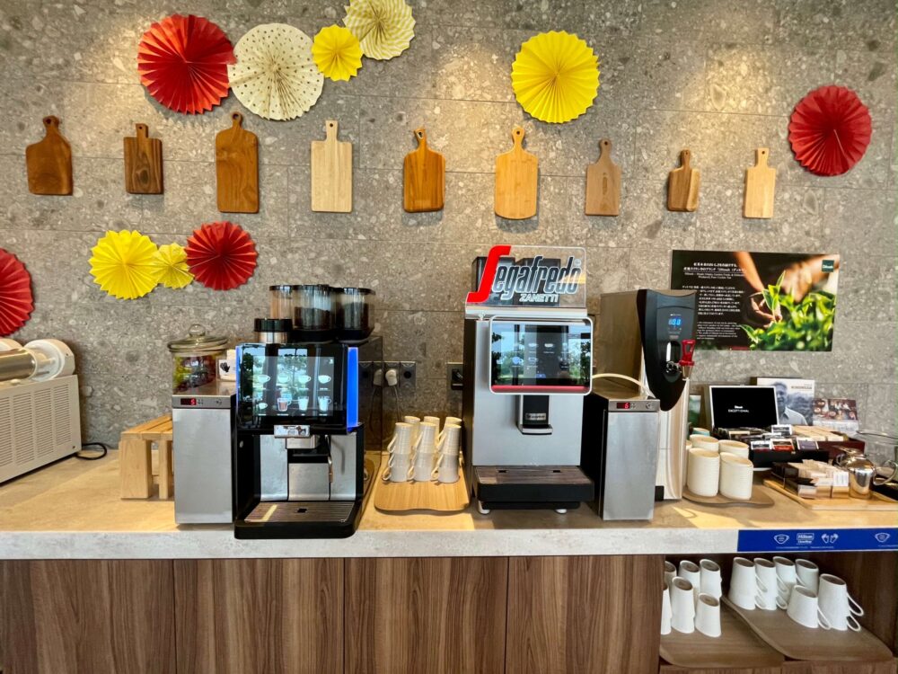 ヒルトン瀬底 朝食会場 カフェコーナー